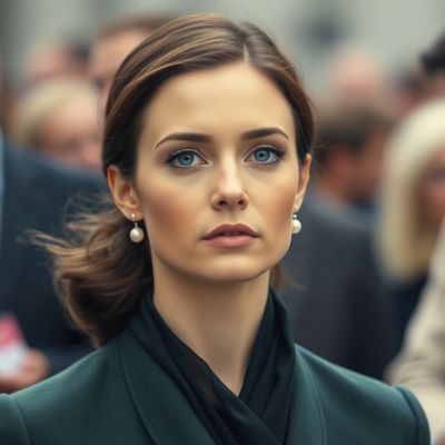 снимка на жена, открояваща се сред тълпата, визуализация на емоционално неналичен партньор